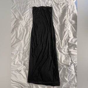 Black Strapless Dress